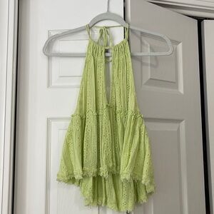 The impeccable pig light green tank